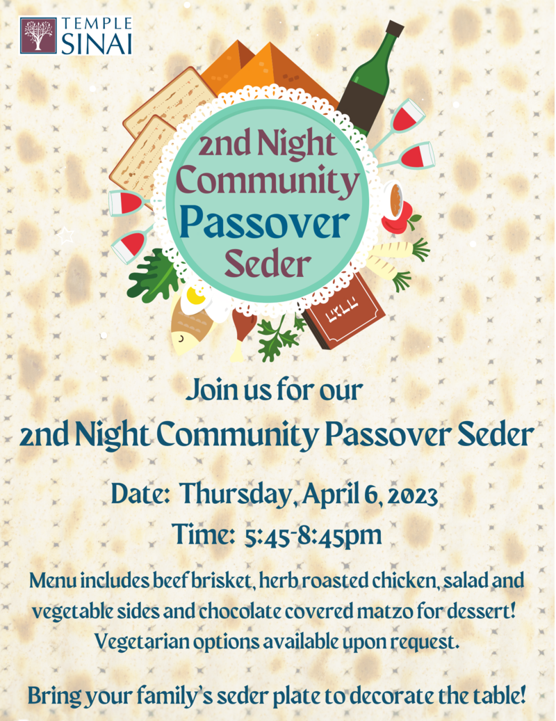 Banner Image for 2nd Night Community Seder